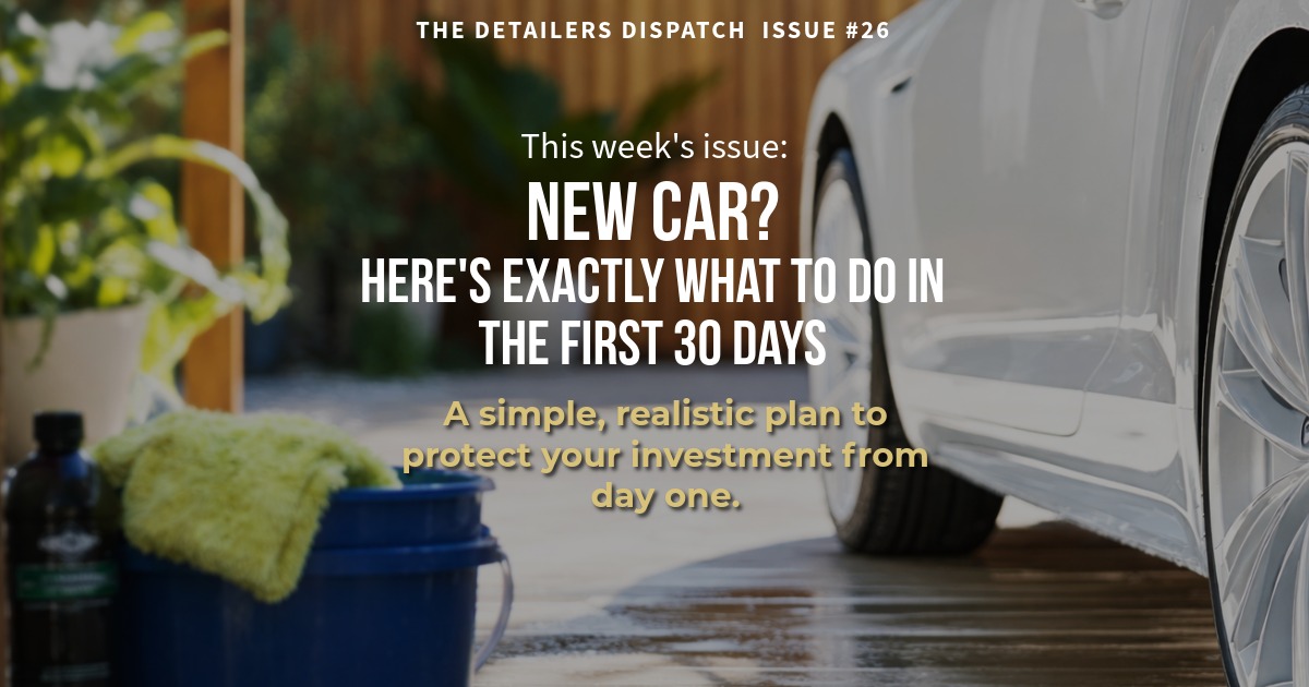 New Car, Now What? What to do in first 30 days